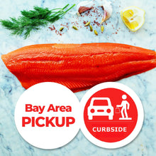 Load image into Gallery viewer, San Francisco Area Pick-Up: Tom&#39;s Wild Alaskan Sockeye Salmon in insulated carry bag (minimum 6 lbs, individually sealed fillets)